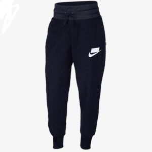 NIKE SHERPA JOGGERS NAVY